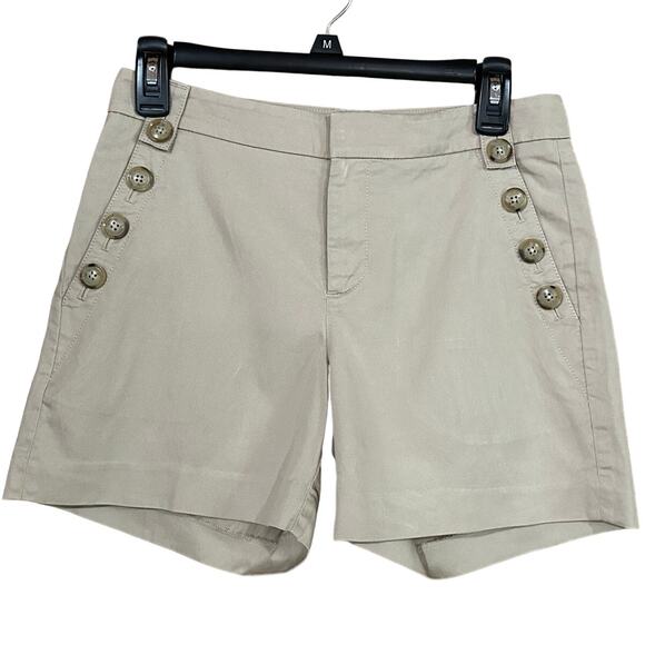 CLEARANCE Banana Republic Women's Button Front Shorts Size 0 - Picture 1 of 5